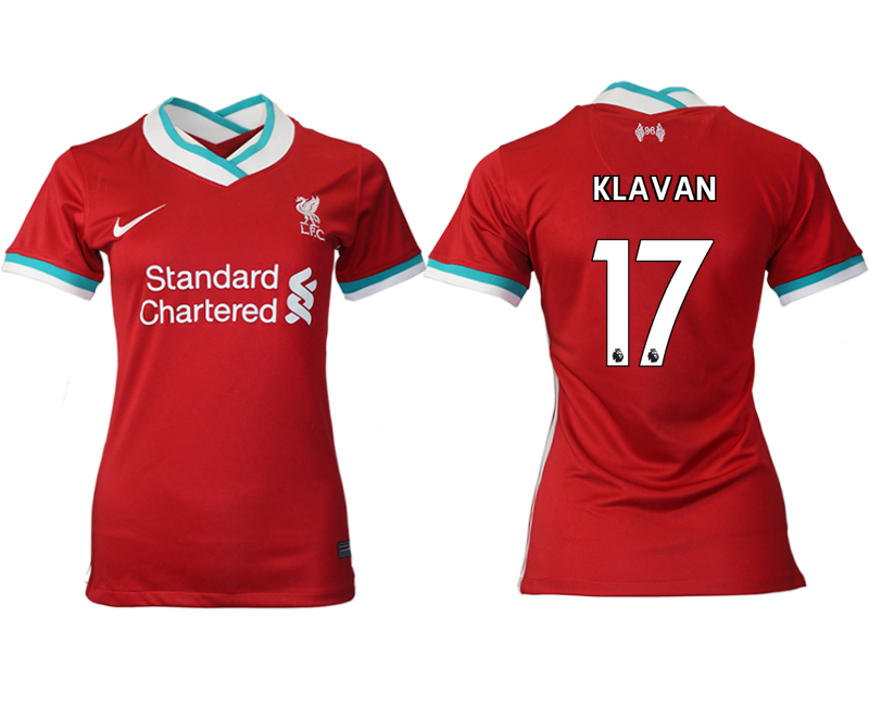 Women 2020-2021 Liverpool home aaa version #17 red Soccer Jerseys